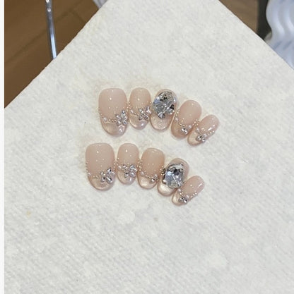 1035- Handmade press on nails fake nails removable