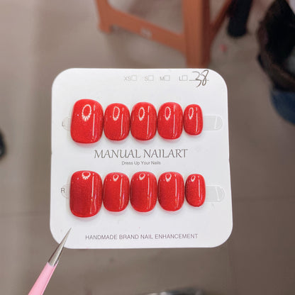 1026- Handmade press on nails fake nails removable