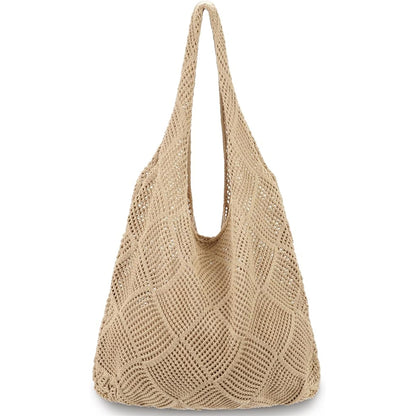 Bolsos hobo para mujer, bolsos de punto, bolsos calados, bolsos de hombro de punto para mujer, bolsos holgados, bolso hobo de hombro. 