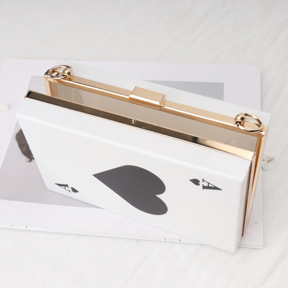 Bolso Spade A versátil con cadena, bolso bandolera cuadrado, bolso caja de acrílico, bolso de noche, bolso de mano, bolso de mano informal, bolso de mano para fiestas, bolso de graduación, bolso de fiesta. 