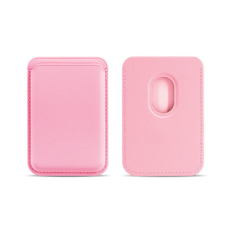 Applicable to Apple 15Magsafe magnetic card bag iPhone mobile phone card bag card holder PU magnetic suction -dropshippingabc.com