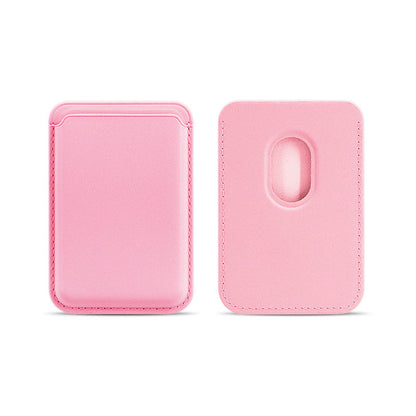 Applicable to Apple 15Magsafe magnetic card bag iPhone mobile phone card bag card holder PU magnetic suction -dropshippingabc.com
