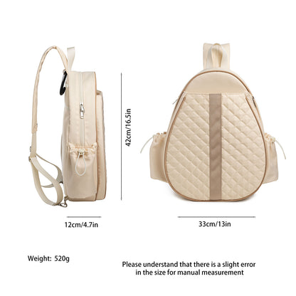 Crossbody lightweight multifunctional unisex waterproof tennis racket bag, tennis badminton backpack purse,