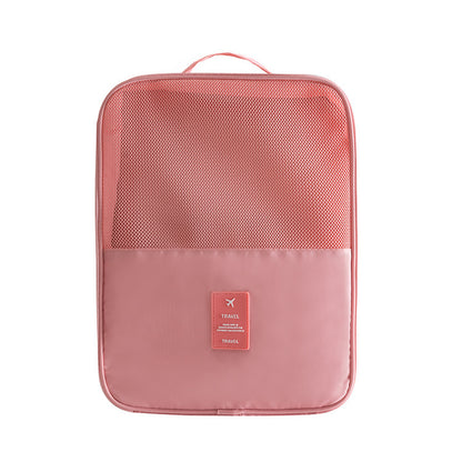 Bolsa de gran capacidad para guardar hasta tres pares de zapatos, práctica bolsa de tela Oxford, impermeable, tipo maleta con ruedas. 