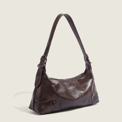 Design female small hobo bag, autumn and winter armpit bag, versatile shoulder crossbody bag female