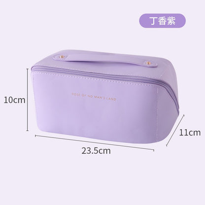 Makeup bag organizers,stylish cosmetic bag, large capacity portable versatile travel products toilet bag woman, makeup bag with compartments,