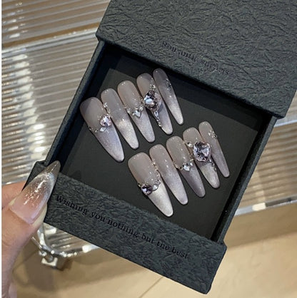 1035- Handmade press on nails fake nails removable