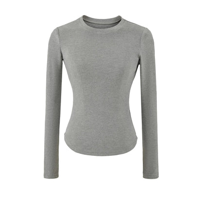 Hourglass Waist Long Sleeve T-Shirt