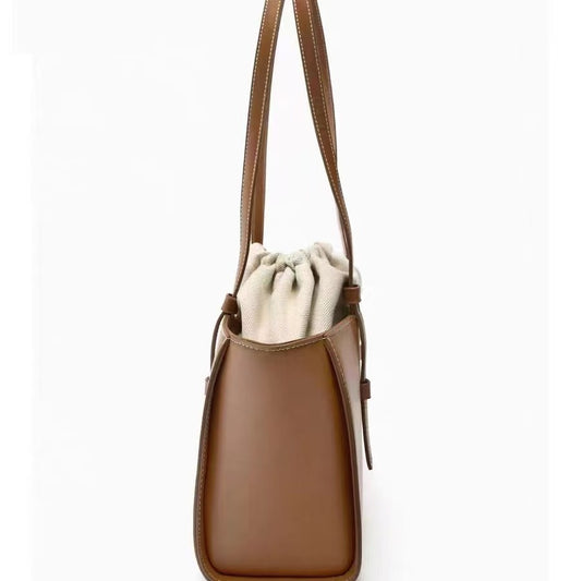 Bolso tote elegante para mujer: bolso de hombro portátil de estilo hobo, moderno, versátil y de gran capacidad con cordón ajustable. 
