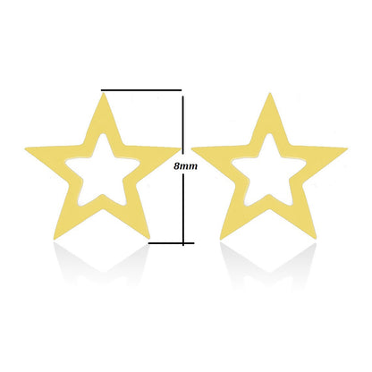 Mini Star Moon Heart Ear Studs