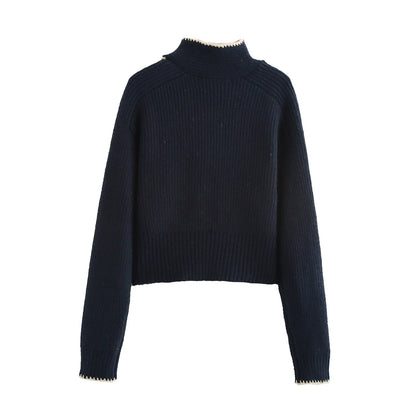 Sweet  Sweater Bow Detail Knit