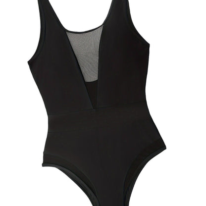 Black Tight Triangle One-piece Swimsuit Women's