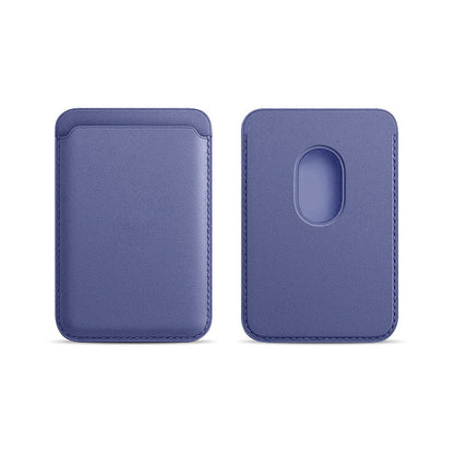 Applicable to Apple 15Magsafe magnetic card bag iPhone mobile phone card bag card holder PU magnetic suction -dropshippingabc.com