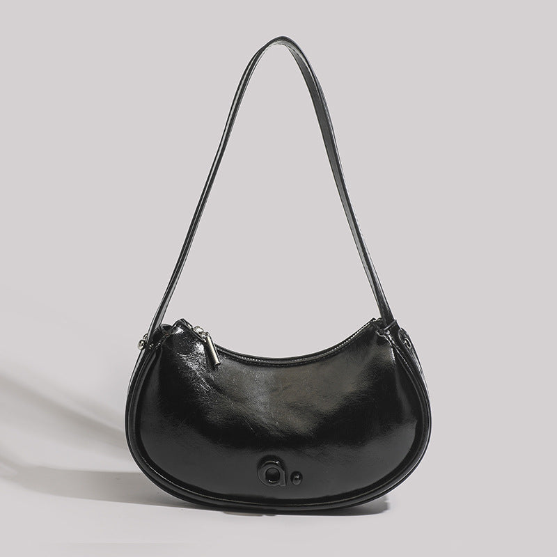 Bolso pequeño de hombro para mujer, estilo hobo elegante de estilo francés, ideal para el verano. 