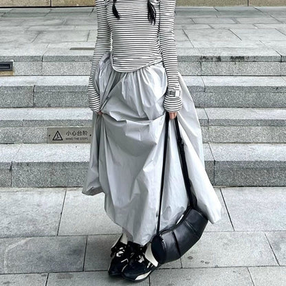 Elegante bolso cilíndrico plegable - Bolso pequeño tipo almohada con estilo y bolso cruzado informal para mujer | Diseño retro de moda 