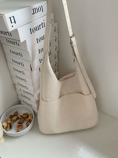 Bolso hobo suave de gran capacidad, bolso de hombro de verano para mujer, bolso de mano informal para ir al trabajo, bolso tote para el día a día 