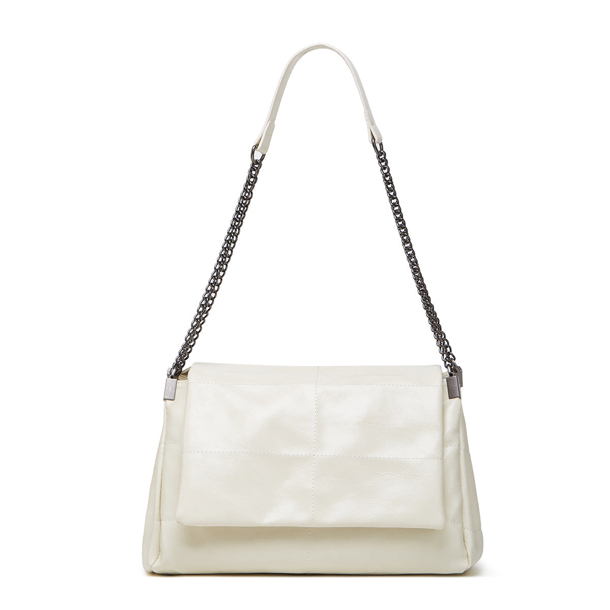 Crossbody shoulder quilted large capacity bag women, versatile commuter bag, chain crossbody bag, shoulder bag