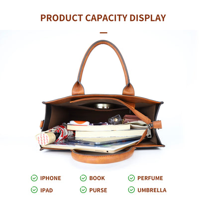 Bolso tote para mujer con pequeño neceser, bolso 2 en 1, 