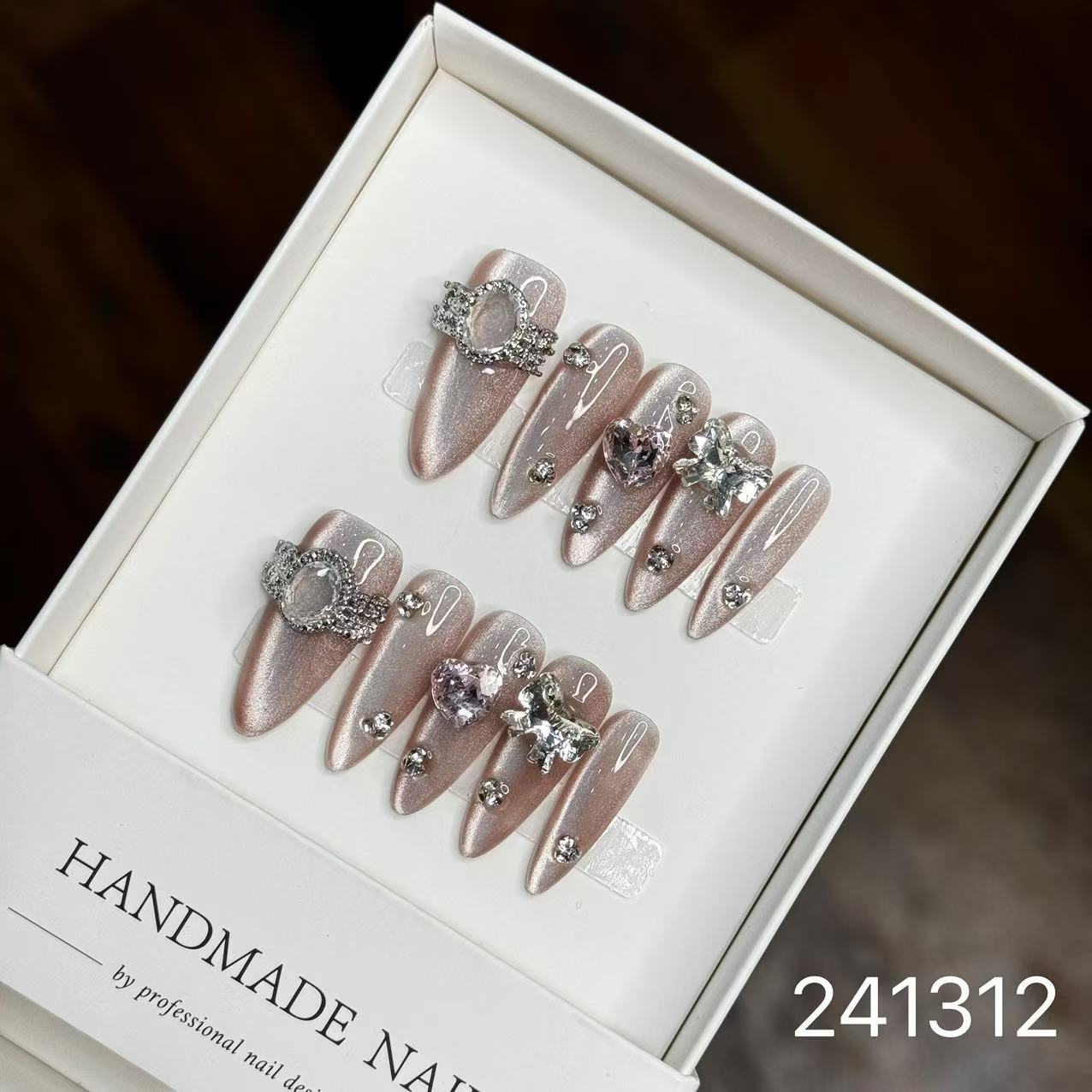 1030- Handmade press on nails fake nails removable