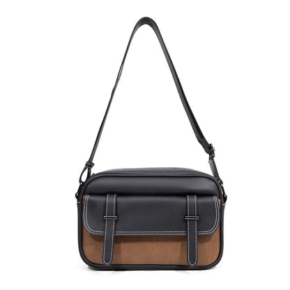 Men's casual retro shoulder crossbody bag, fashion messenger bag crossbody small