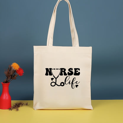 Bolso bandolera de lona estampada, bolso de compras moderno y ligero, bolso de algodón de gran capacidad, paquete de 2 unidades tipo hobo. 