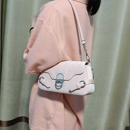 Small shoulder bag, commuter versatile hobo shoulder bag, design baguette bag underarm bag