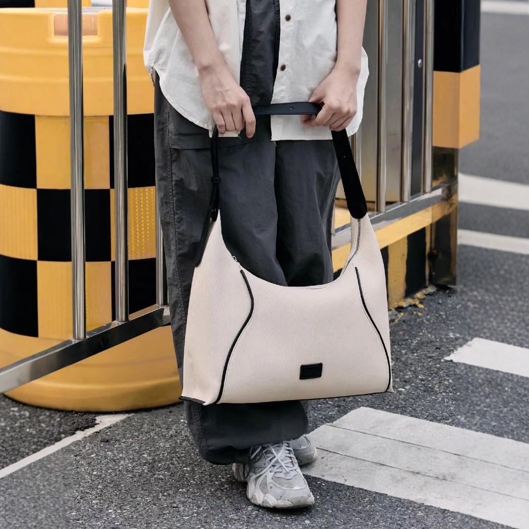 Bolso hobo para mujer, bolso de lona para llevar bajo el brazo, bolso de hombro hobo, bolso de gran capacidad para ir al trabajo 