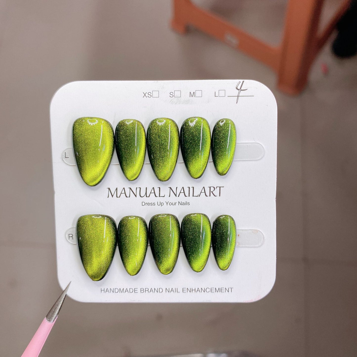 1027- Handmade press on nails fake nails removable