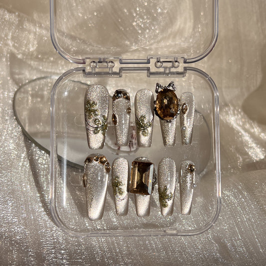 0948- Handmade press on nails fake nails removable