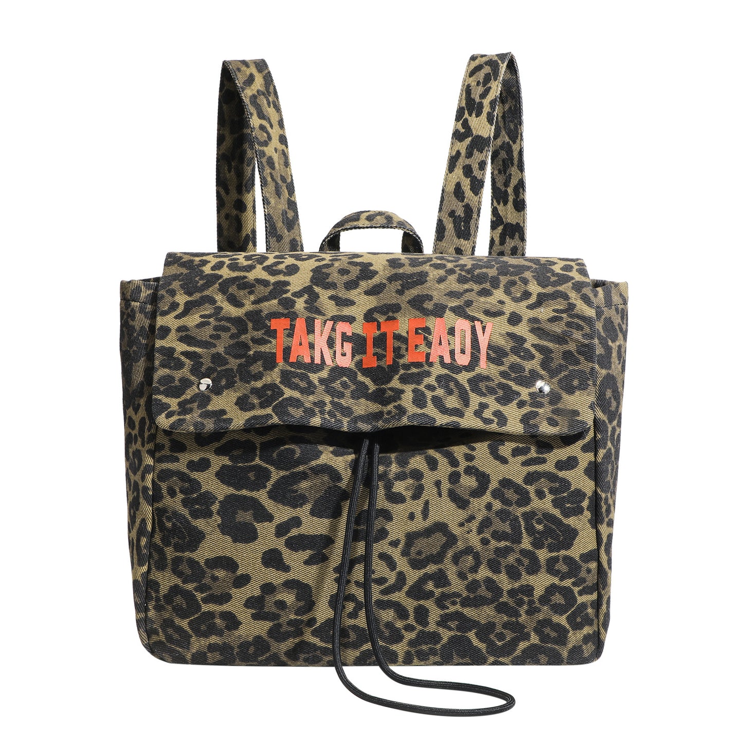 Mochila para niñas - Mochila elegante con estampado de leopardo, ideal para la escuela, ligera y de gran capacidad para viajar. 