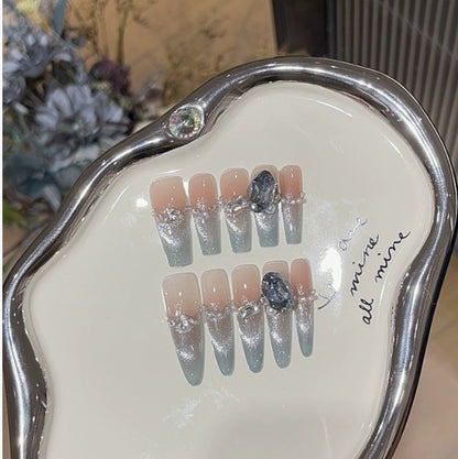 1034- Handmade press on nails fake nails removable