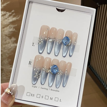 0995- Handmade press on nails fake nails removable