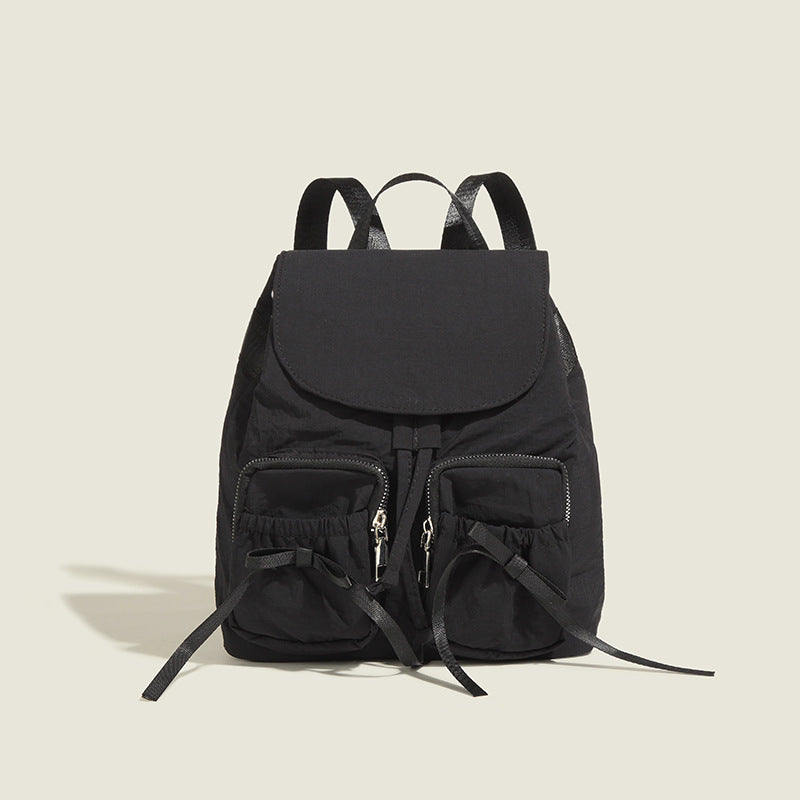 Mochila ligera de nailon, mochila informal Summer Academy, bolso de mano de nailon 