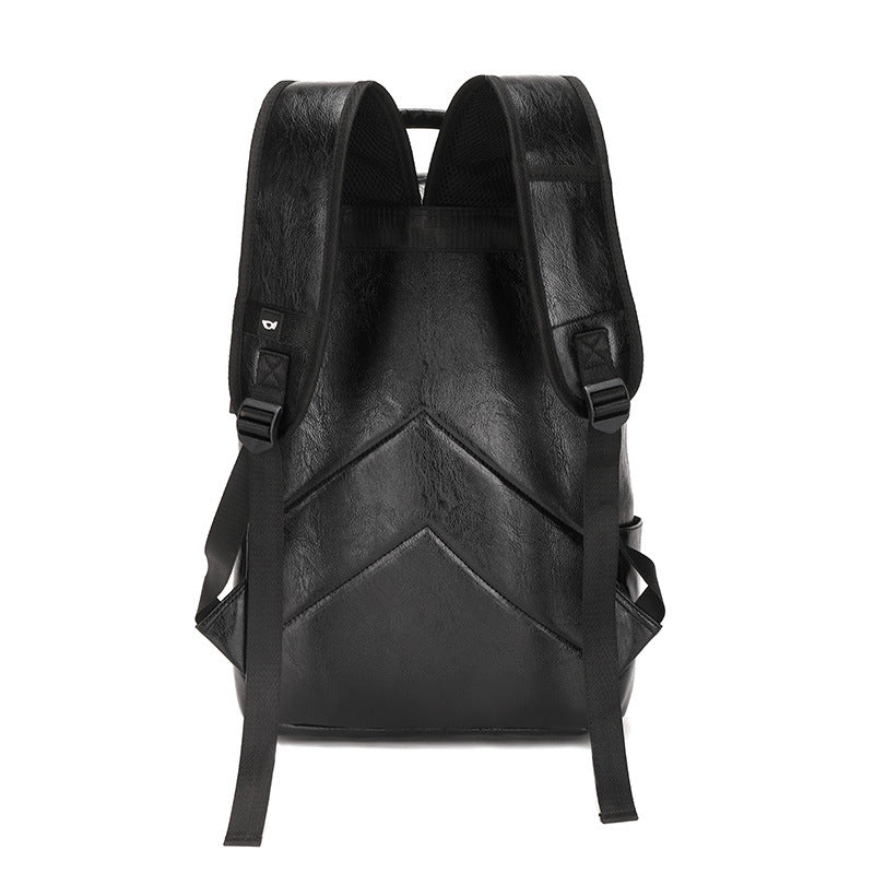 Mochila de cuero suave de gran capacidad para hombre, estilo boutique, ideal para viajes, escuela y negocios, MB21080302