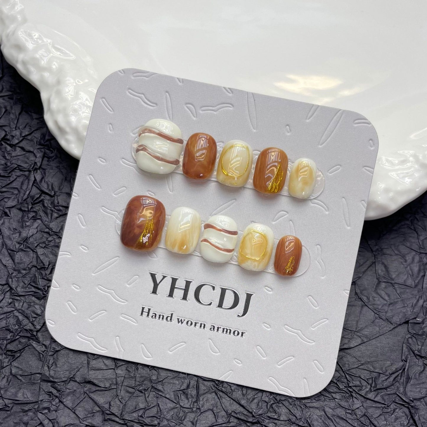 1022- Handmade press on nails fake nails removable