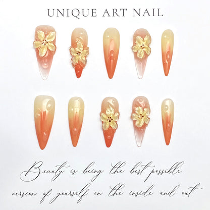 0979- Handmade press on nails fake nails removable