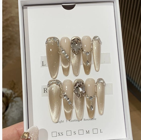 1034- Handmade press on nails fake nails removable