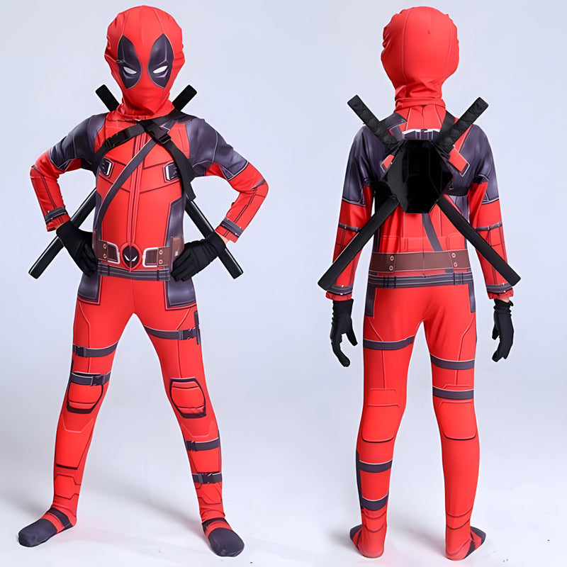 Mallas de Deadpool, disfraces infantiles, cosplay, Halloween, ropa de baile de Deadpool, disfraces de anime para hombre 