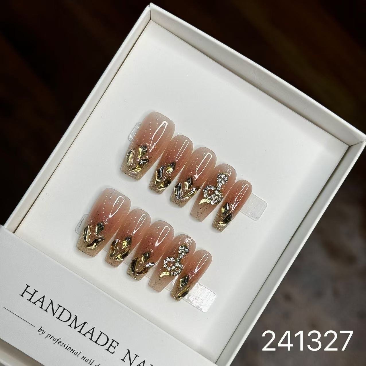 1028- Handmade press on nails fake nails removable
