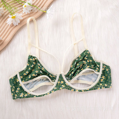 Hot Selling Sexy Women's Underwear Summer Lightweight Comfortable Breathable Bralette without Pads