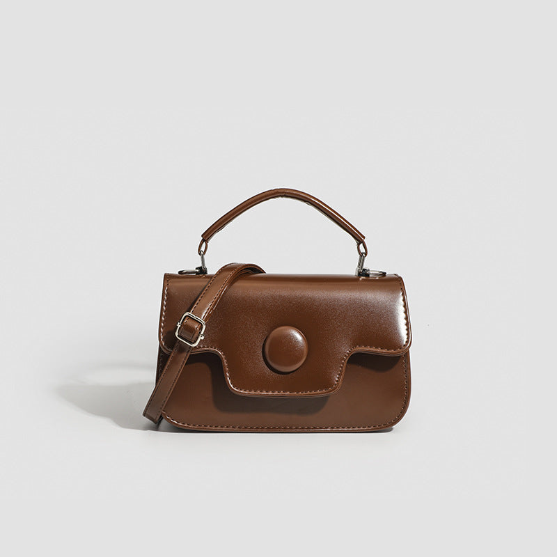 Handheld small tote bag, bag women's autumn fashion office workers handheld bag, small square bag, shoulder Crossbody bag women