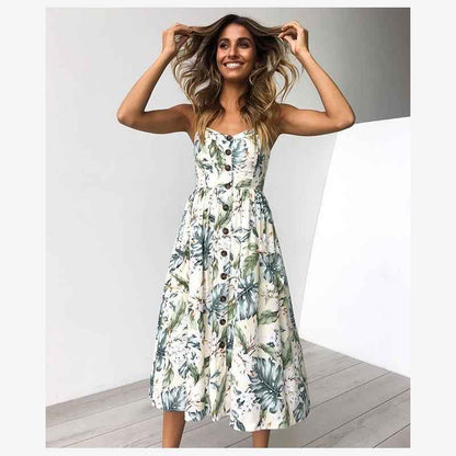 Plus Size Sexy Suspender Beach Dress & Summer Robe