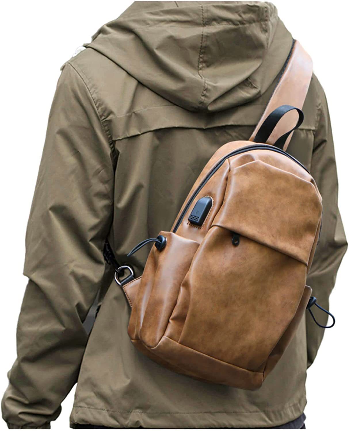 Riñonera, bolso de pecho, cangurera cruzada unisex, bandolera táctica multifuncional antirrobo con correa única para senderismo y ciclismo. Ideal para caminar, andar en bicicleta, viajar y hacer ciclismo. 