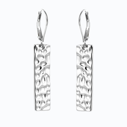 Brass real gold electroplating niche light luxury karst pleated earrings women's earrings -dropshippingabc.com