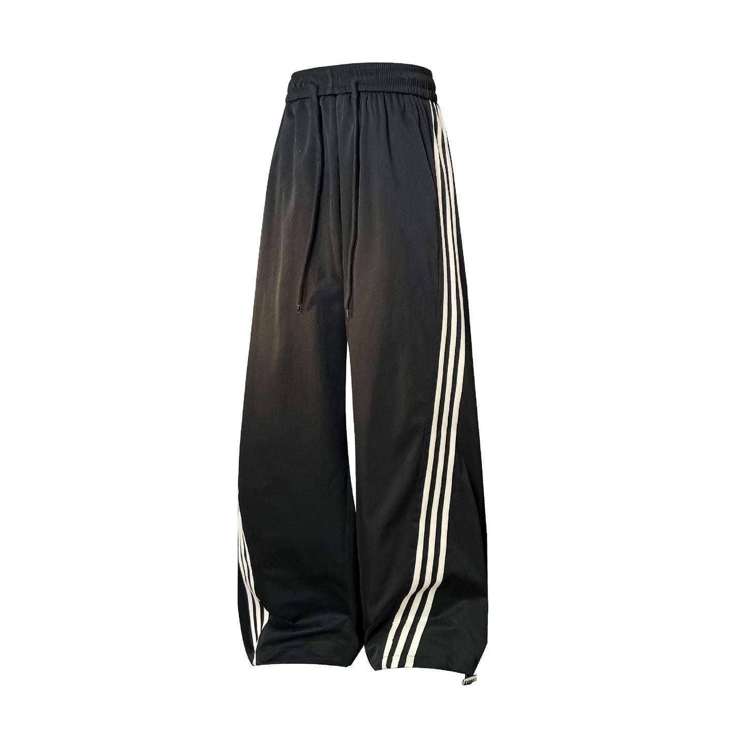 Unisex Striped Trim Wide Leg Sweatpants new