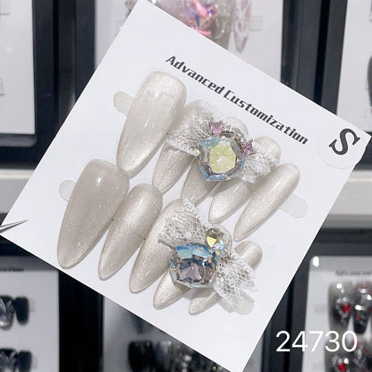 0967- Handmade press on nails fake nails removable