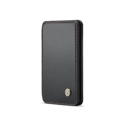 Estuche para tarjetas magnéticas con anillo Magsafe para iPhone 17, con cepillo antirrobo para tarjetas, 16/15/14/13, con cremallera, monedero, tarjetero magnético con bloqueo RFID, cartera minimalista de piel sintética compatible con teléfonos MagSafe. 