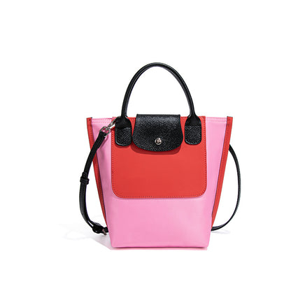 Bolso tote elegante de nailon a juego - Bolso de hombro de gran capacidad, bolso de mano de moda de alta calidad para mujer, estilo cruzado versátil