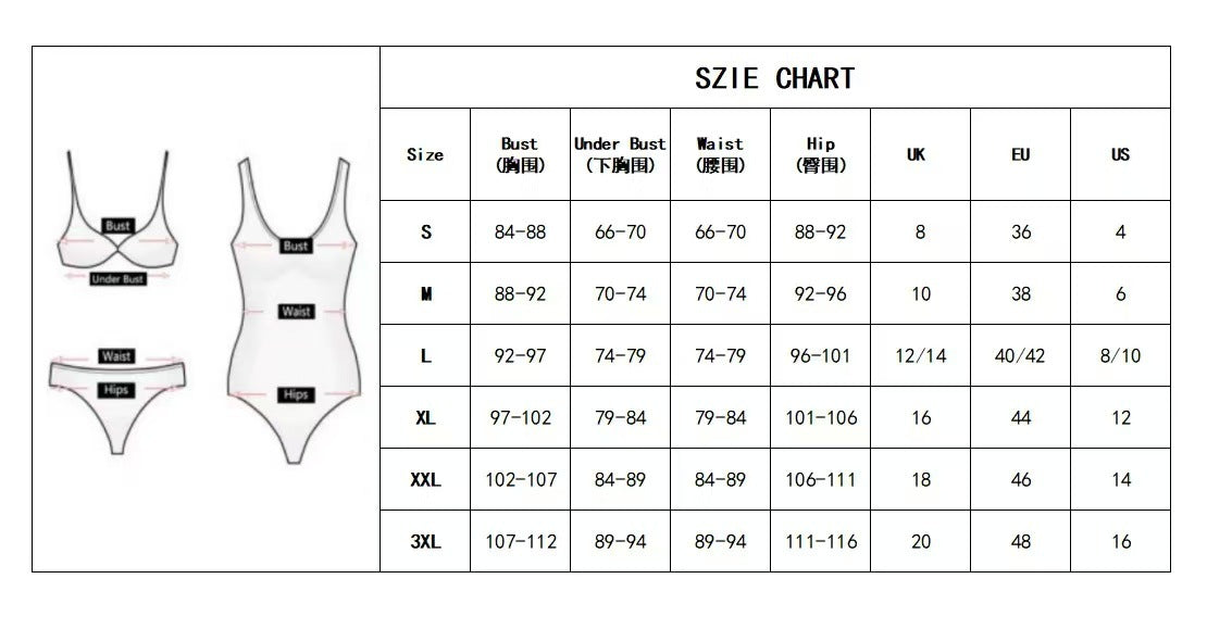Plus Size Printed One-Piece Swimsuit Women's Swimwear BIKINI