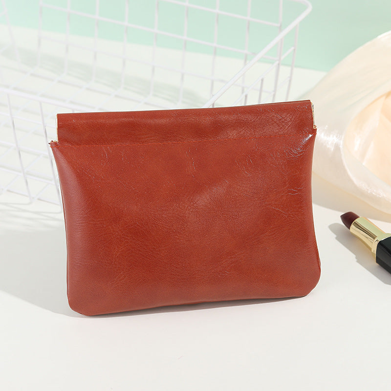 Automatic closing data cable, earphone portable storage bag, lipstick key, cosmetics portable small bag,